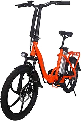 Electric Bike : Electric Snow Bike, Folding Electric Bike for Adults, Dual Disc Brakes 20 Inch City Commute Ebike 36V Removable Lithium Battery 250W Motor LCD Display Lithium Battery Beach Cruiser for Adults