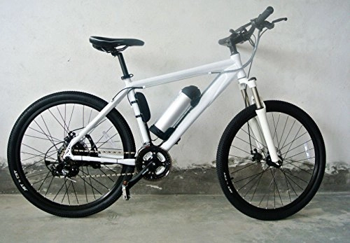 Electric Bike : ELECYCLE 250W Electric Bicycle 26 Inch Hardtail Mountain Bike with Lithium Battery and LCD Display in White