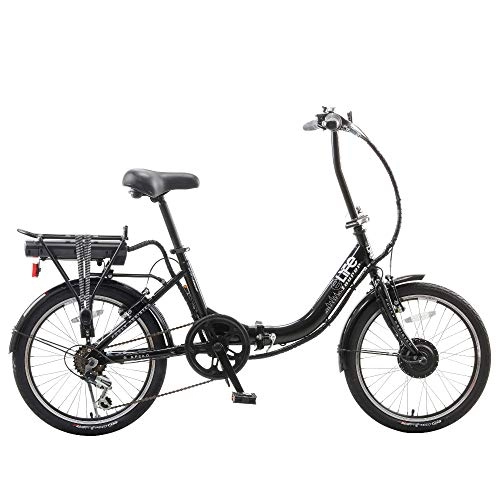 Electric Bike : Elife Tourer 6sp 24V 250W Folding Electric Bike with 20inch Wheels