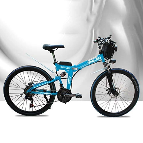 Electric Bike : ERICN 26'' Electric Mountain Bike With Removable Large Capacity Lithium-ion Battery (48v 350w), Electric Bike 21 Speed Gear And Three Working Modes Lithium Battery Mountain Cycling Bicycle