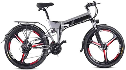 Electric Bike : Erik Xian Electric Bike Electric Mountain Bike 26 Inch Electric Bikes, 21 Speed Mountain Boost Bicycle 48V350W Adult Bike Sports Outdoor for the jungle trails, the snow, the beach, the hi