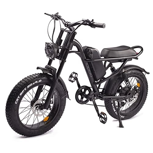 Electric Bike : ESWING e-bike, 162 * 10.8 * 76cm, electric mountain bike, electric mountain bike with removable battery, 7-speed, with pedal assist