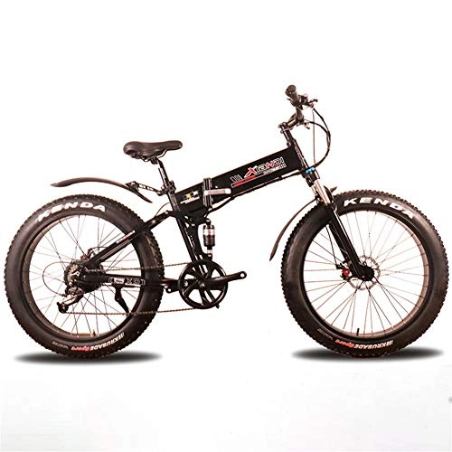 Electric Bike : Extrbici Mountain Bike, 350W 36V 21 Speed ​​Spoke Wheel Foldable Aluminum Alloy Frame Dual Hydraulic Disc Brake Electric Bicycle