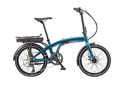 Electric Bike : EZEGO Folding Electric Bike, electric bike, Blue, 250W, 36V rear motor, 11.6Ah battery