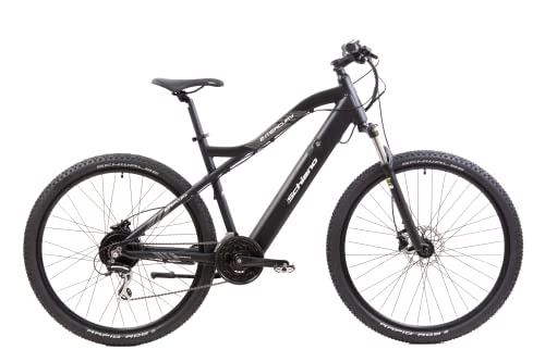 Electric Bike : F.lli Schiano E-Mercury 29" E-Bike, Electric Mountain Bike with 250W Motor and removable 36V 11.6Ah Lithium Battery, Shimano 24 speeds, in Black, LCD Display
