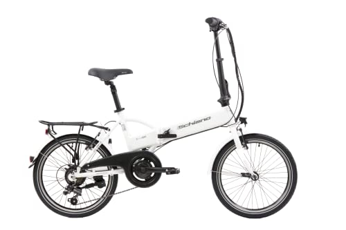 Electric Bike : F.lli Schiano Unisex's E-Sky E-Bike, White, S