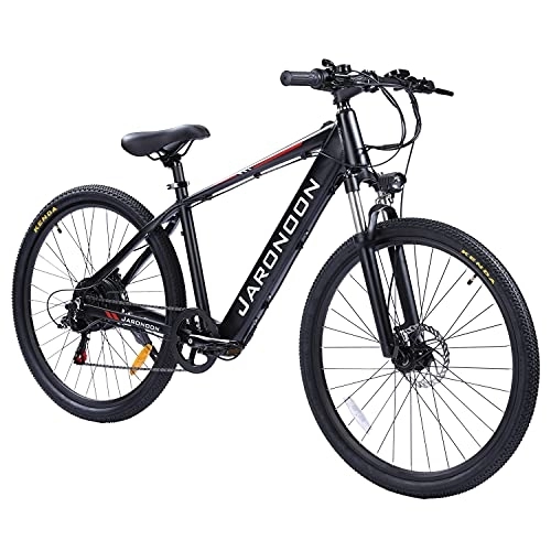 Electric Bike : F1 27.5 Inch Powerful Electric Bicyle 48V 15Ah Hidden Lithium Battery Lockable Suspension Fork 5 PAS Mountain Bike