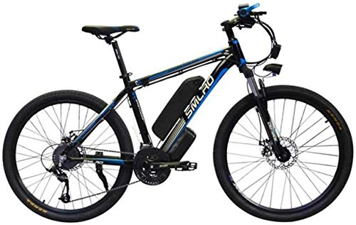 Electric Bike : Fangfang Electric Bikes, Electric City Bike 26'' E-Bike Removable 48V / 10Ah Lithium-Ion Battery 21-Level Shift Assisted Mountain Bike Dual Disc Brakes Three Working Modes Bicycle for Commuting, E-Bike
