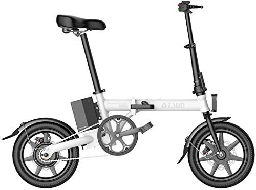 Electric Bike : FEE-ZC Universal Adults Folding Electric Mountain Bike Portable Bicycle Speed Up To 40 KM / h EBike Pedal Assist With Throttle