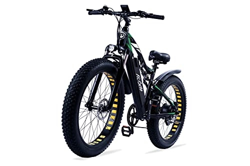 Electric Bike : Ficyacto 26" Electric Bike for Adults, Aluminum Electric Mountain Bicycle, WL01 48V Removable Battery, 7 Speed City Bike