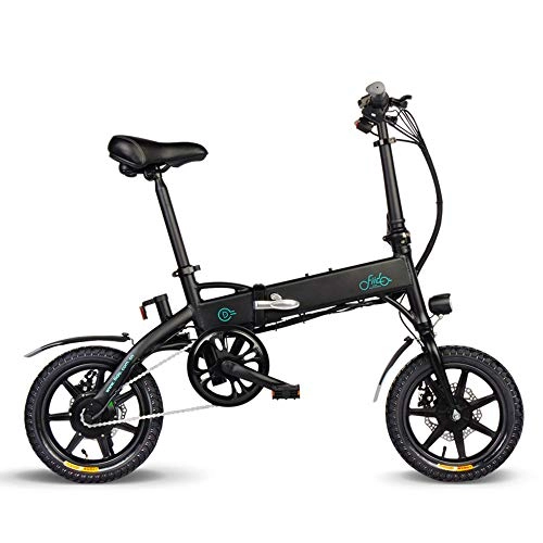Electric Bike : FIIDO D1 Electric Bicycle For AdultsFoldable E Bikes With 250W 36V 14inch10.4 AH Lithium-Ion Battery for Work Outdoor Cycling Travel And Commuting