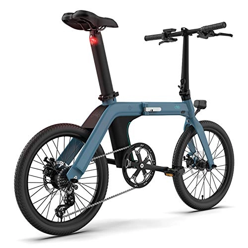 Electric Bike : FIIDO D11 Foldable Electric Bike, Rechargeable Electric Bicycle Folding E-Bike Outdoor Cycling Bike Vehicle, 30km / h 36V 11.6Ah 250W Brushless Motor