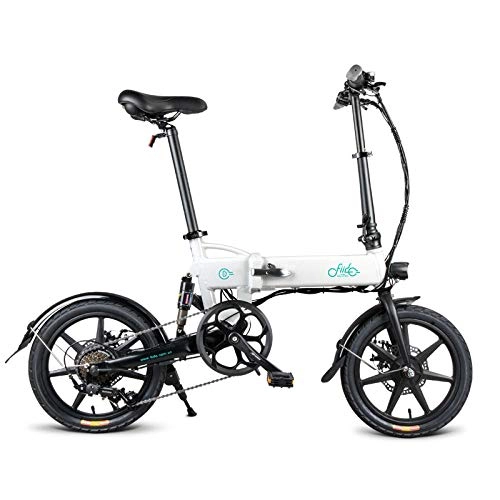 Electric Bike : FIIDO D2s Variable Speed Electric Bicycle 7 5Ah 36V Aluminium Alloy 16 inch Foldable Mechanical Disc Brakes 250W Electric Bike@White_Czech Republic