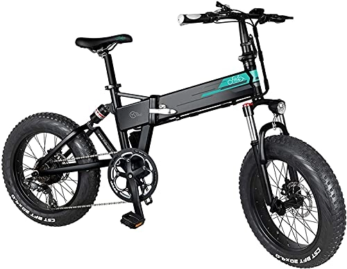 Electric Bike : FIIDO M1 Pro 500W Foldable Electric Bikes for Adults, 48V 12.8Ah Lithium-Ion Battery Mountain Ebike, Maximum Speed 40 km / h, Receive within 5-7 Days (Black)