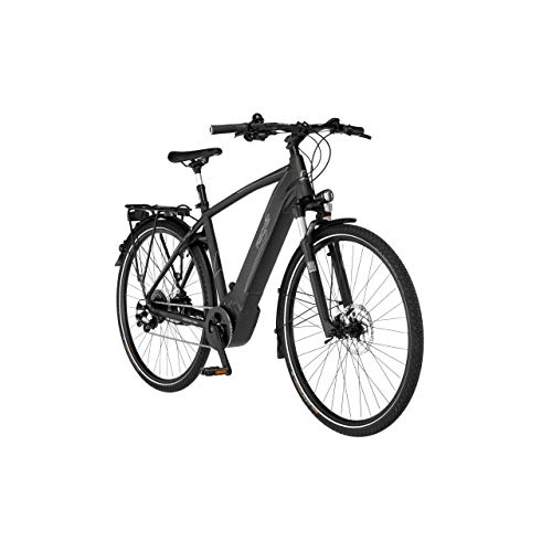 Electric Bike : FISCHER Men's Trekking E-Bike Viator 6.0i, Electric Bicycle, Graphite Metallic Matte, 28 Inches, RH 55 cm, Brose Drive S Mid-Motor 90 Nm, 36 V Battery in Frame