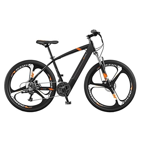 Electric Bike : FMOPQ Electric Bike250W Motor 26 Inch Tire Electric Mountain Bicycle 21 Speed 36V 13Ah Removable Lithium Battery E-Bike (Color : Black Number of speeds : 21)