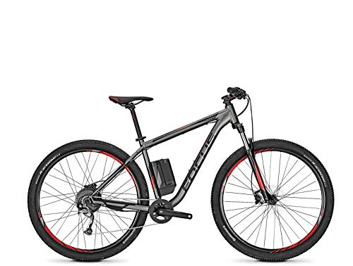 Electric Bike : Focus Whistler Men's E Bike Mountain Bike Electric Bicycle Iron Grey Matt 2018, RH 42 cm / 27 Zoll