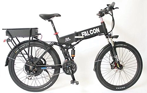 Electric Bike : Foldable Ebike 48V 500W Engine +Strong Frame + 48V 11Ah Electric Bicycle Li-ion Battery Rear Carrier With 2A Charger