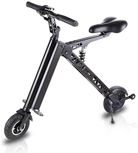 Electric Bike : Foldable electric bike, portable lithium battery bike double shock d cushioning, pneumatic tires, three-speed switch
