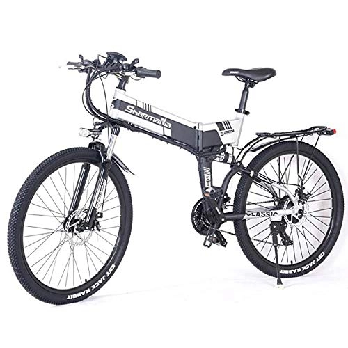 Electric Bike : Folding electric bicycle mountain power bicycle folding electric power bicycle