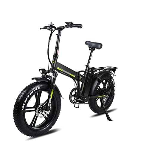 Electric Bike : Folding Electric Bike Electric Bike Foldable for Adults Electric Bicycles 500W / 750W 48V 15Ah Battery 20 Inch 4.0 CST Fat E-Bike