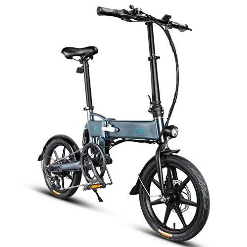 Electric Bike : Folding Electric Bike FIIDO D2s Ebike With Front LED Light For Adult- Portable And Easy To Store, lightweight Three-speed Shifting Power Assist Adjustable Electric Bike, Moped E-Bike 250W Motor 7.8AH