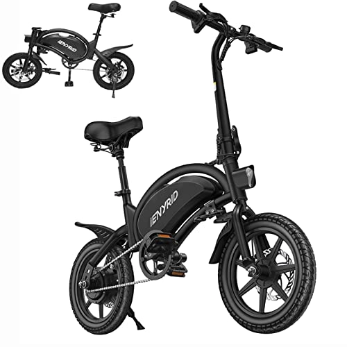 Electric Bike : Folding Electric Bikes For Adults, 7.5AH 48V E Bike Womens Electric Assisted Pedal Bike, 15Miles Range & App Control, Portable 14’’ Adult Mens Electric Bicycle E-bikes