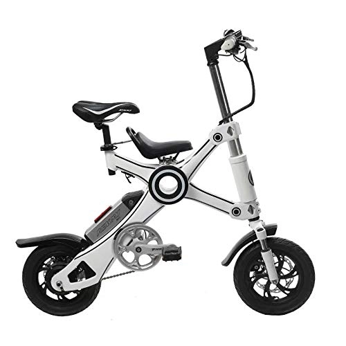Electric Bike : Folding Electric Car Commuters Travel Power Mini Car Battery Adult Parent-Child Electric Bicycle