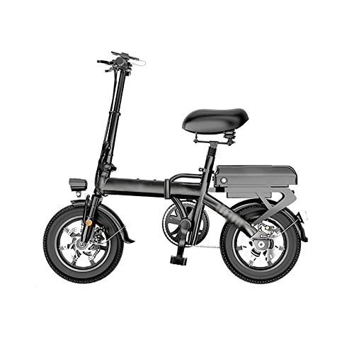 Electric Bike : Folding Electric Vehicles, Aluminum Alloys, Special Electric Vehicles for Driving, Outdoor Sports Electric Vehicles, Small Electric Vehicles (black 20Ah)