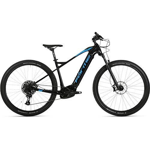 Electric Bike : Forme Black Rocks HTE 29" Electric Mountain Bike - Black / Blue
