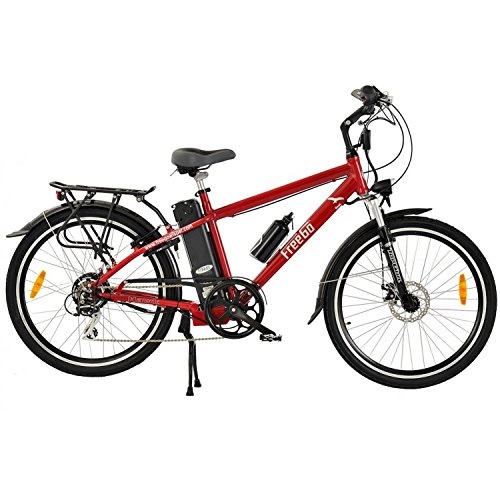 Electric Bike : Freego Hawk Road Electric Bike Red 10aH