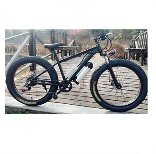 Electric Bike : FREIHE Mountain bike electric lithium battery bicycle booster 21 speed snowmobile 26 inch 48v LCD screen single brushless motor 250w load 130kg comfortable city