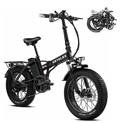 Electric Bike : FRIKE Ebike, Electric Bicycles, Adult Electric Bicycles, Electric Mountain Bikes，20’’ Electric Bikes For Adults, 1000W Electric Bicycle E-bike With 48V 18Ah Lithium Battery，7-speed(Size:KF6-1)