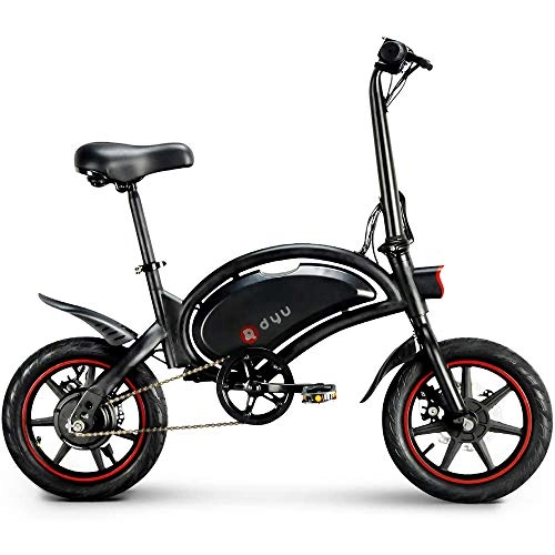 Electric Bike : FTF Electric Bike for Adults Folding Bicycle 50Km Mileage 6Ah Lithium-Ion Batter 3 Riding Modes 240W Max Speed 25Km / H (Gray) E-Bike