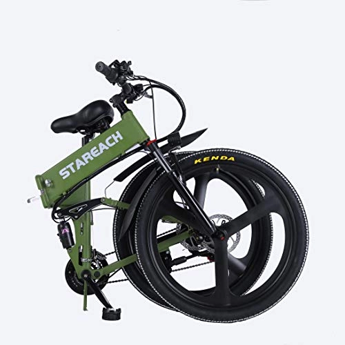 Electric Bike : Full Dual Suspension, Folding Electric Mountain Bike, 26 Inch, Removable Battery, Foldable E-bike, UK 3 days fast & free delivery