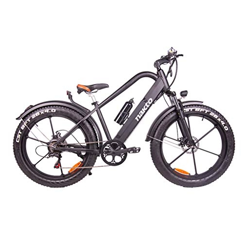 Electric Bike : FYJK Electric Mountain Bike, 400W Electric Bicycle with Removable 48V 10AH Lithium-Ion Battery for Adults, LCD-Display