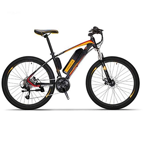 Electric Bike : FZYE 26 inch Electric Bikes, 36V 250W Offroad Bikes 27 speed boost Bicycle Adult Sports Outdoor Cycling, Yellow