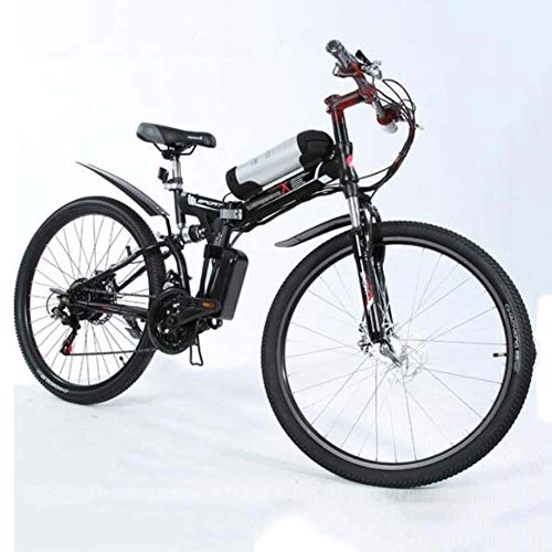 Electric Bike : FZYE 26 inch Electric Bikes Bicycle, Folding Mountain Bikes Adult Bicycle Outdoor Cycling