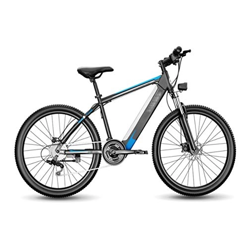 Electric Bike : FZYE 26 inch Electric Bikes Bikes, 48V 10A lithium Mountain Bicycle 400W permanent magnet brushless Bike 3 working modes, Blue