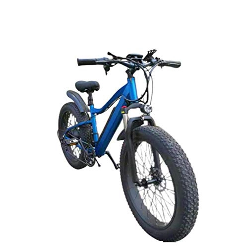 Electric Bike : FZYE Fat tire Electric Mountain Bicycle, 26 inch aluminum alloy Electric Bikes 21 speed Bike Sports Outdoor Cycling