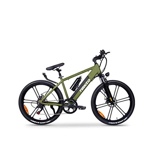 Electric Bike : GASLIKE Adult 26 Inch The New Upgrade Electric Mountain Bikes, Aluminum Alloy Electric Bicycle, 48V Lithium Battery / LCD Display / 6 Gears Electric Power Assist, B