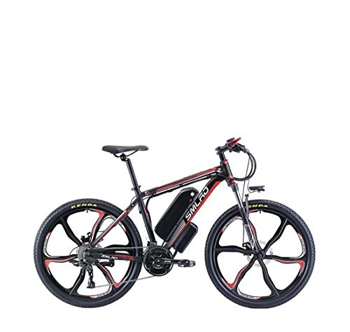 Electric Bike : GASLIKE Adult Mountain Electric Bikes, 500W 48V13-16AH Lithium Battery, 27 speed Aluminum alloy Electric Bicycle, A, 13AH