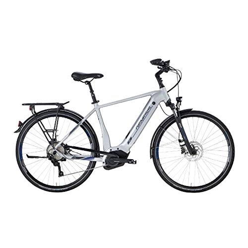 Electric Bike : Genesis E-Touring 2.9 PT, Pedelec Trekking Bike 28, Grey Matte, 56 (EU)