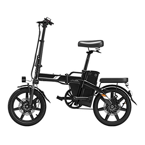 Electric Bike : GGXX Folding Electric Commuter Bike Moped City Commuter 48V 250W Maximum Endurance 100km Mini Bike Three Riding Modes Adjustable Seat Suitable for Adults, Teenagers and Children