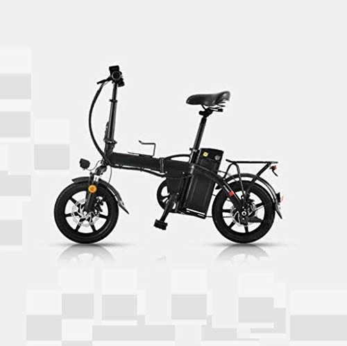 Electric Bike : GHGJU Bicycle 14 inch folding electric car small bicycle adult mini electric bicycle Suitable for everyday sports and self-fitness
