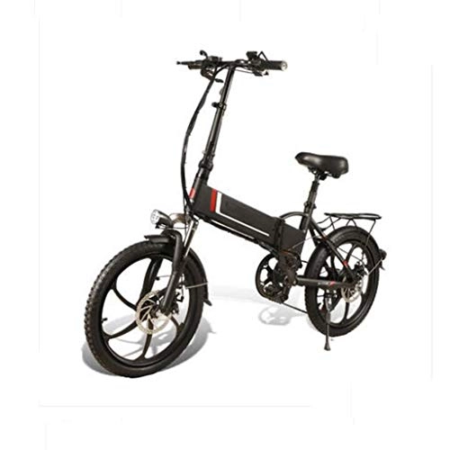 Electric Bike : GHGJU Bicycle20 inches folding electric bicycle 48v ul tra light travel bicycle small adult mini bicycle Suitable for everyday sports and self-fitness
