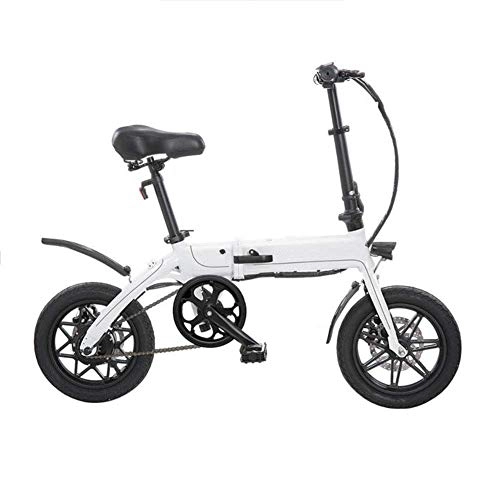 Electric Bike : Gmadostoe Folding Electric Bike, 250W City Bicycle Speed Up To 25Km / H, Aluminum Alloy Frame Travel Pedal Small Battery Car Unisex, Battery~8ah