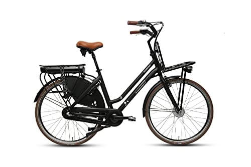 Electric Bike : GRÜNBERG AMSTERDAM CITY ELECTRIC BIKE SHIMANO NEXUS 3 INNER GEARS, 36V / 250W FRONT MOTOR, 36V / 13AH LITHIUM BATTERY, LCD PANEL, WITH CLOSED CHAIN COVER AND FRONT CARRIER