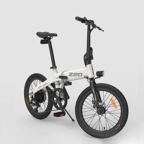 Electric Bike : GUOJIN Folding Electric Bike, Smart Mountain Bike for Adults, 250W Aluminum Alloy 6 Speeds Shift Bicycle Removable 36V / 10Ah Lithium-Ion Battery, with 3 Riding Modes