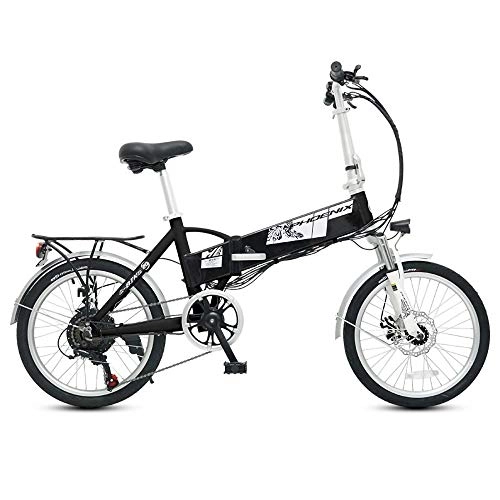 Electric Bike : GUOMM Electric Folding Bike Fat Tire 20" With 36v 250w 10.4ah Lithium-Ion Battery, City Bicycle Max Speed 25 Km / H, Battery E Bike For Outdoor Cycling Travel Work Out And Commuting